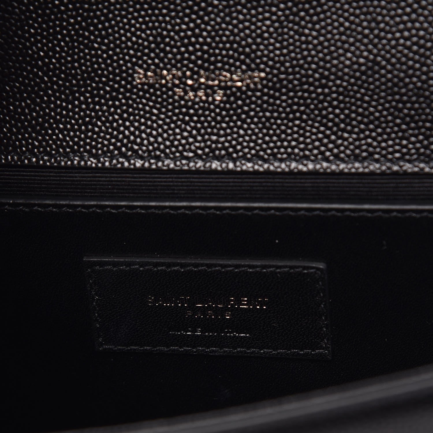 Saint Laurent Grain De Poudre Small Monogram Kate Satchel Black 6 of 7