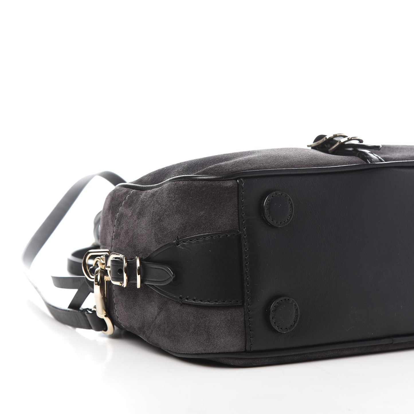 Suede Small Varenne Bowling Bag Dusk