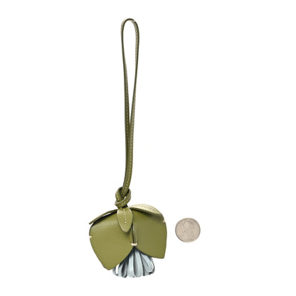 Miu Miu Calfskin Trick Bag Charm Ivy Green Lake Blue 2 of 3