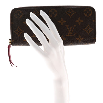 Louis Vuitton Monogram Clemence Wallet Fuchsia 2 of 8