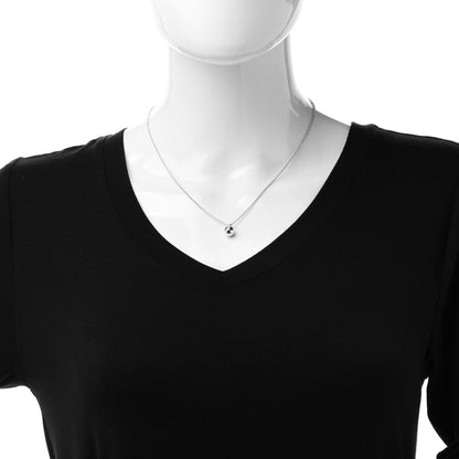 Tiffany Sterling Silver 8mm HardWear Ball Pendant Necklace 2 of 9