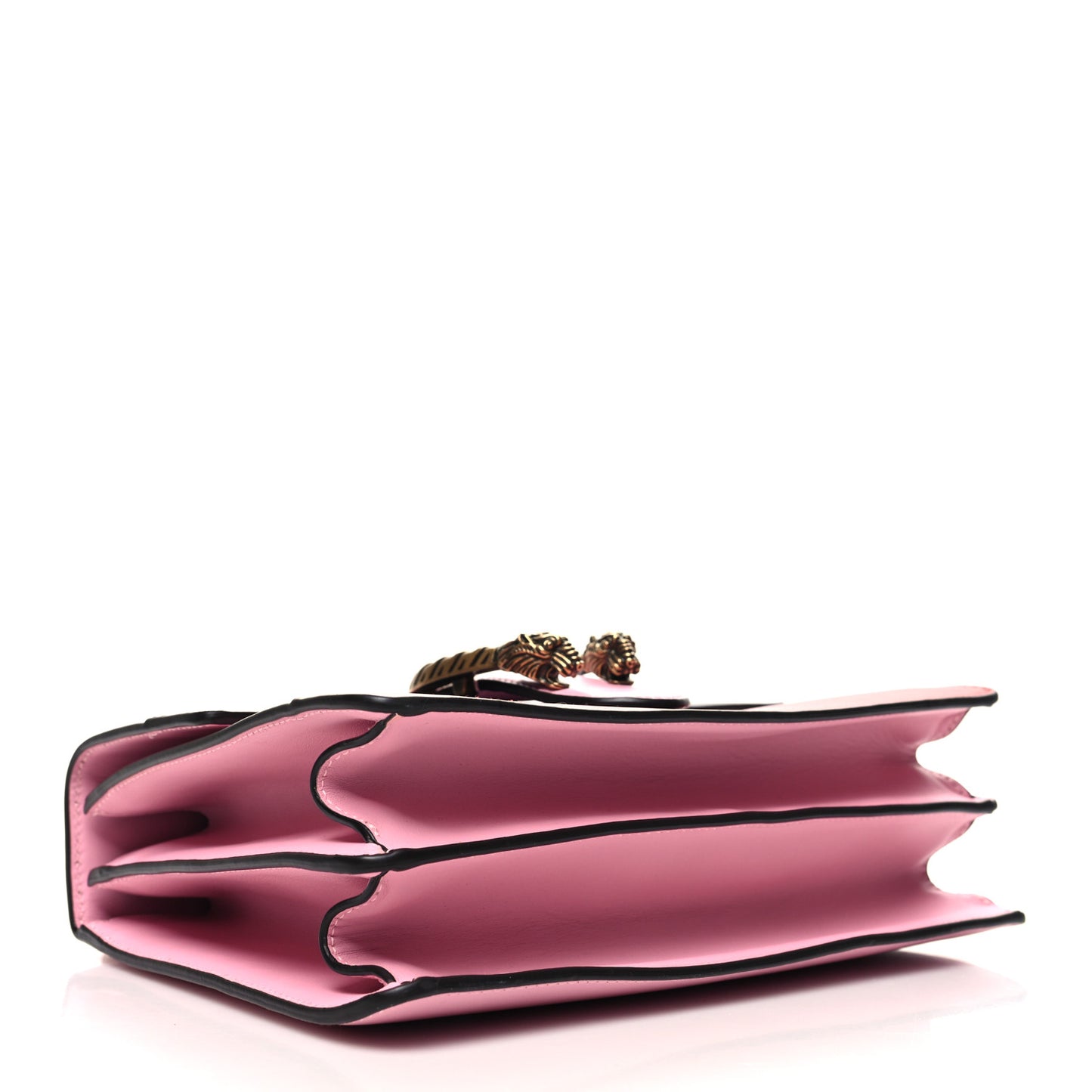 Moon Calfskin Web Medium Dionysus Bamboo Top Handle Bag Sugar Pink Blue Agata Hibiscus Red