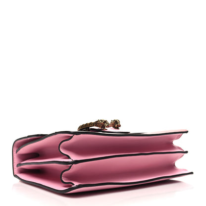 Gucci Moon Calfskin Web Medium Dionysus Bamboo Top Handle Bag Sugar Pink Blue Agata Hibiscus Red 4 of 12