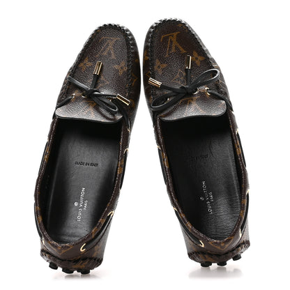 Louis Vuitton Patent Monogram Gloria Loafers 38 36.5 2 of 9
