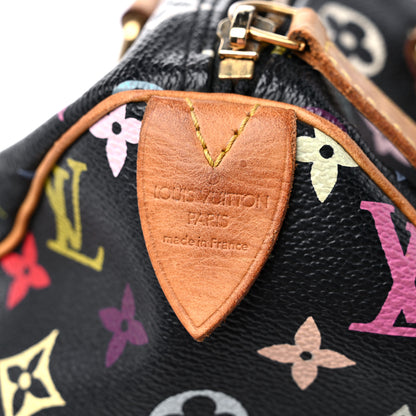 Louis Vuitton Monogram Multicolor Speedy 30 Black 6 of 18