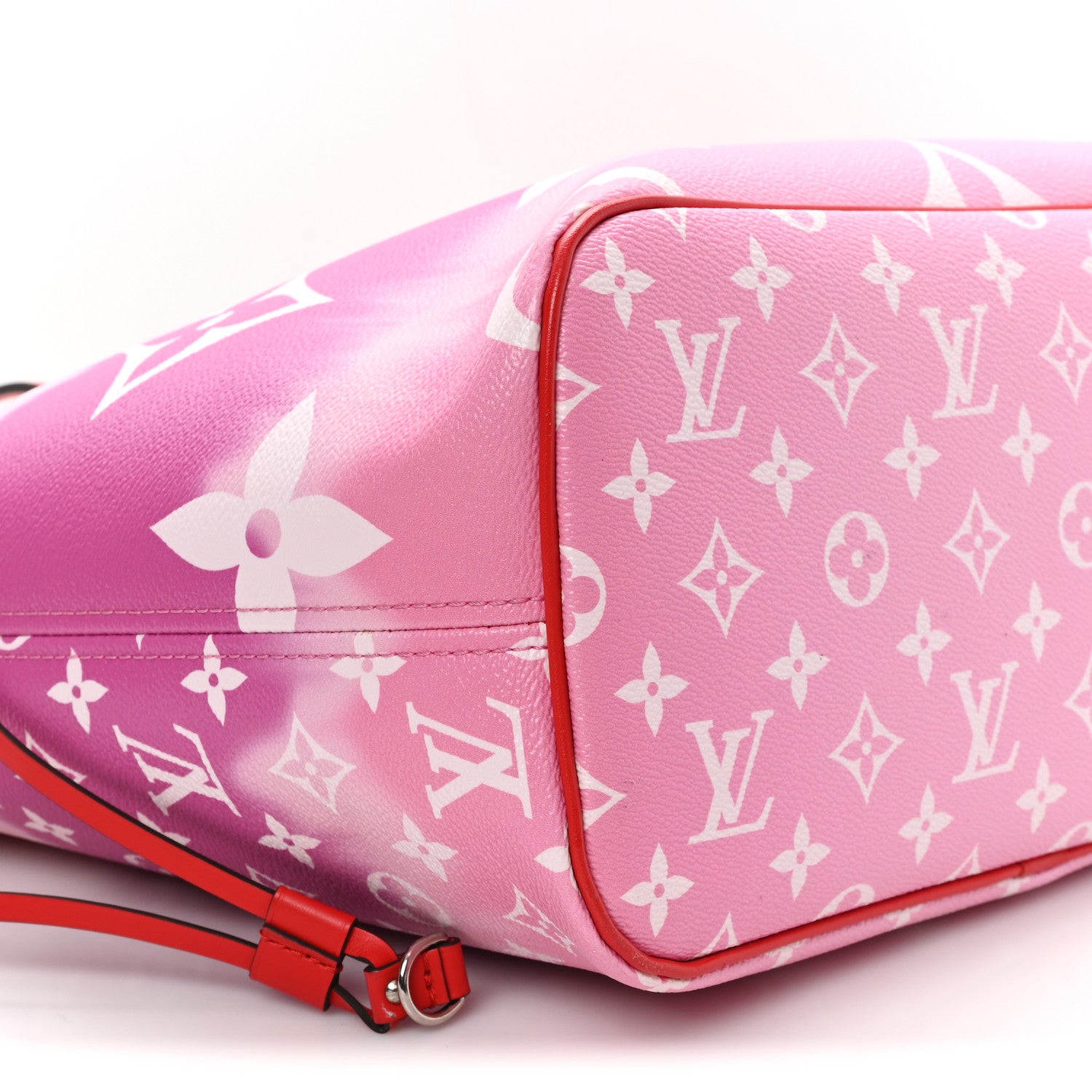 Louis Vuitton Monogram Escale Neverfull MM Rouge 9 of 12