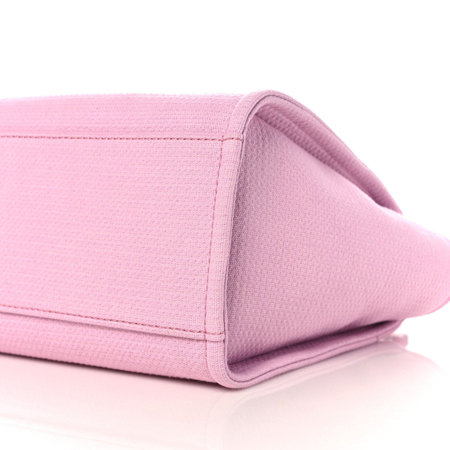 Chanel Mixed Fibers Small Deauville Tote Pink 10 of 10