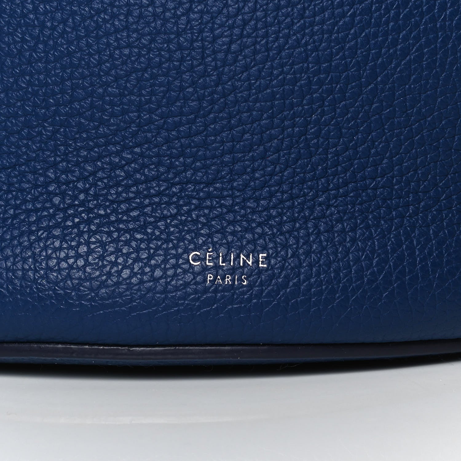 Celine Supple Grained Calfskin Big Bag Bucket Cobalt 7 of 12