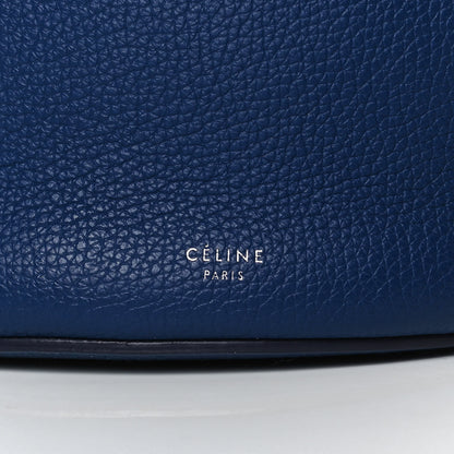 Celine Supple Grained Calfskin Big Bag Bucket Cobalt 7 of 12