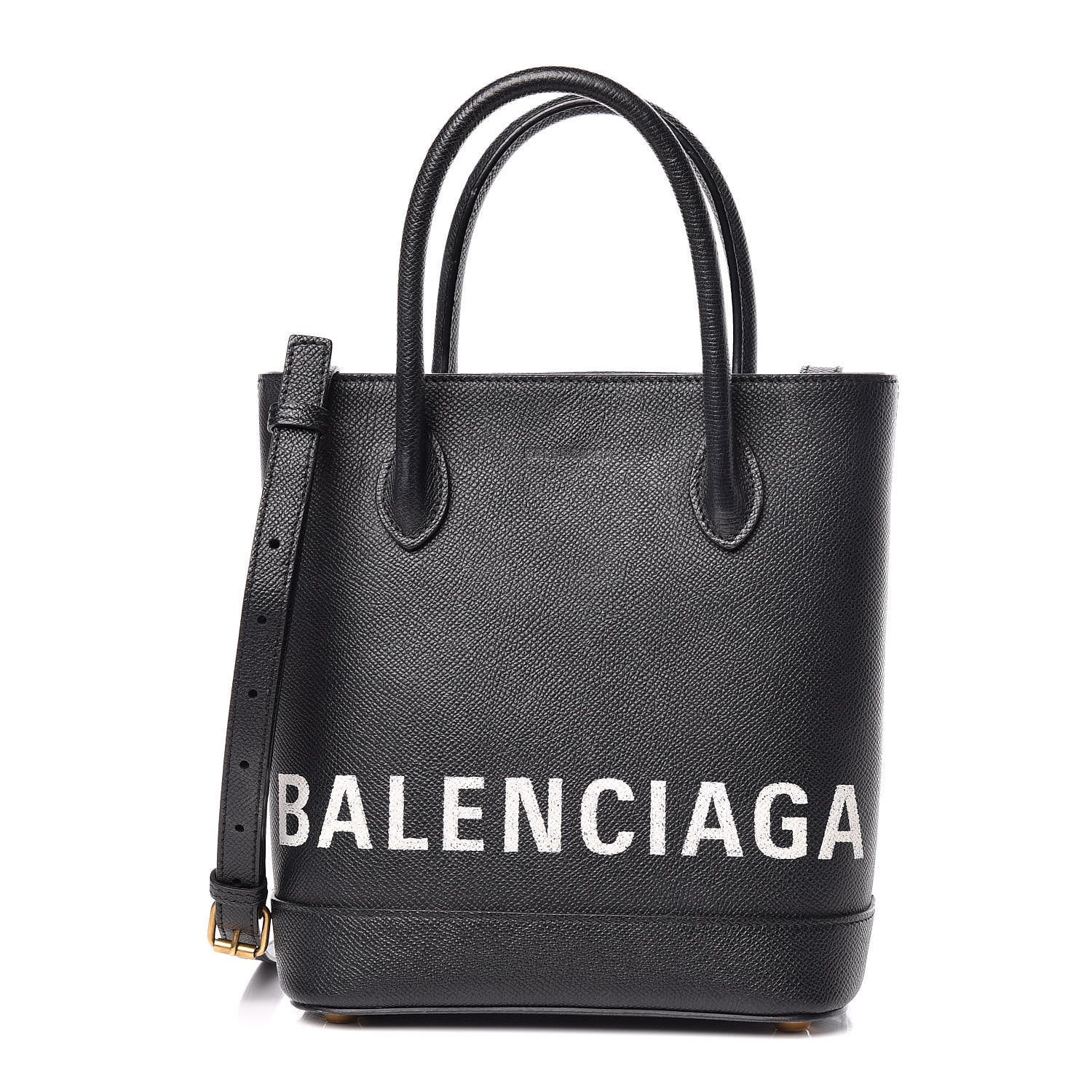 Balenciaga Grained Calfskin Ville Aj Tote XXS Black 1 of 14