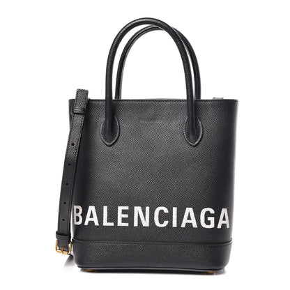 Balenciaga Grained Calfskin Ville Aj Tote XXS Black 1 of 14