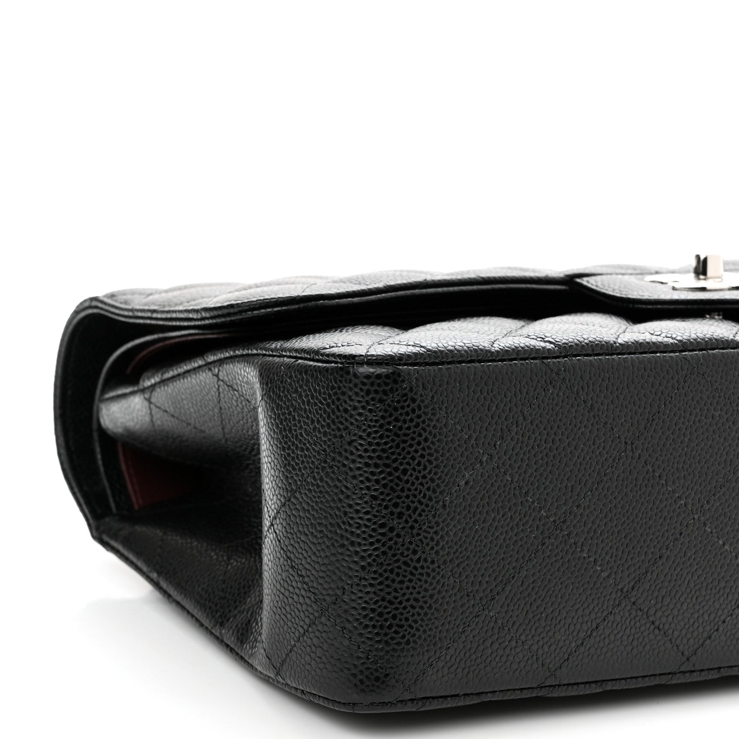 Chanel Caviar Quilted Jumbo Double Flap Black 8 of 9