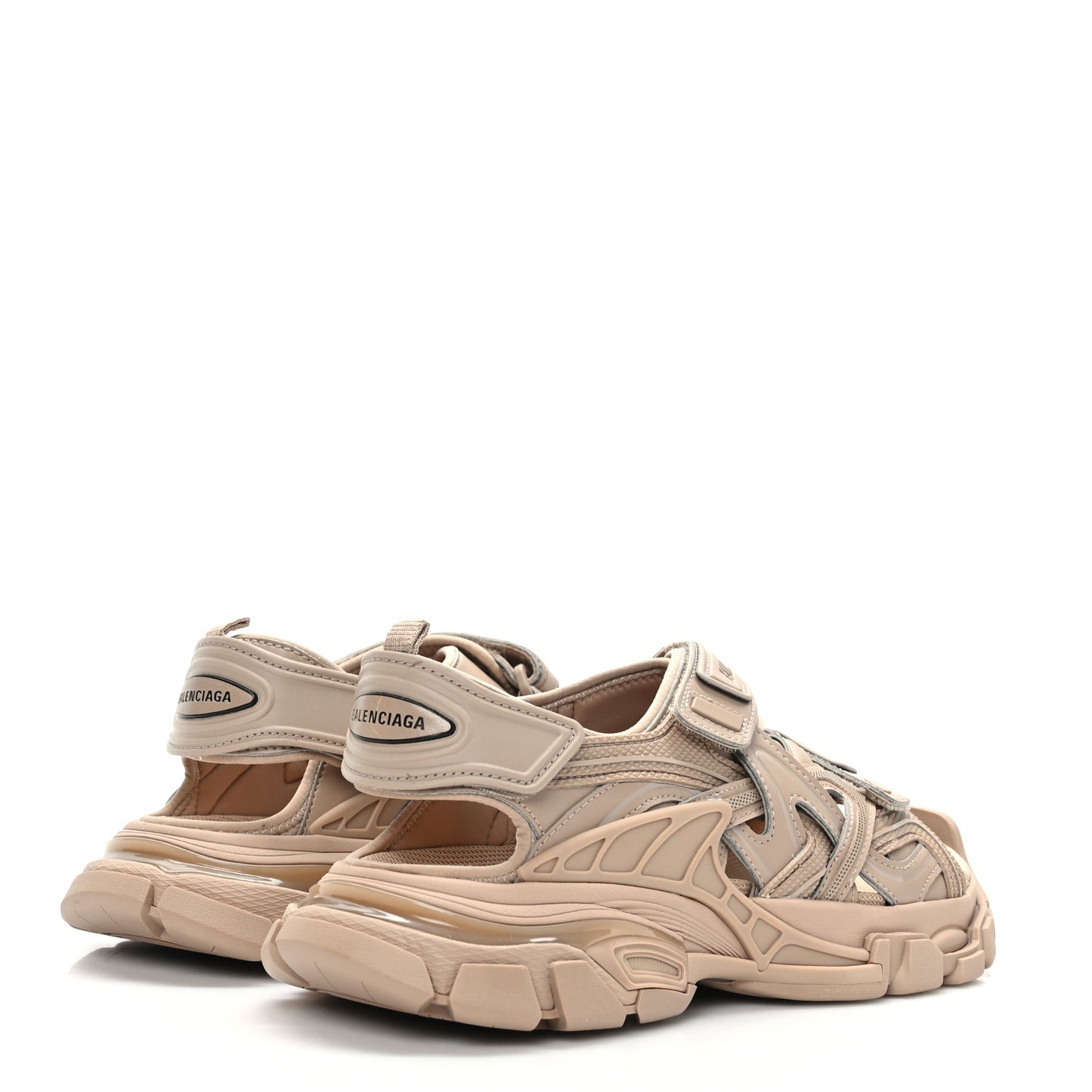 Neoprene Rubber Womens Track Sandals 39 Full Beige