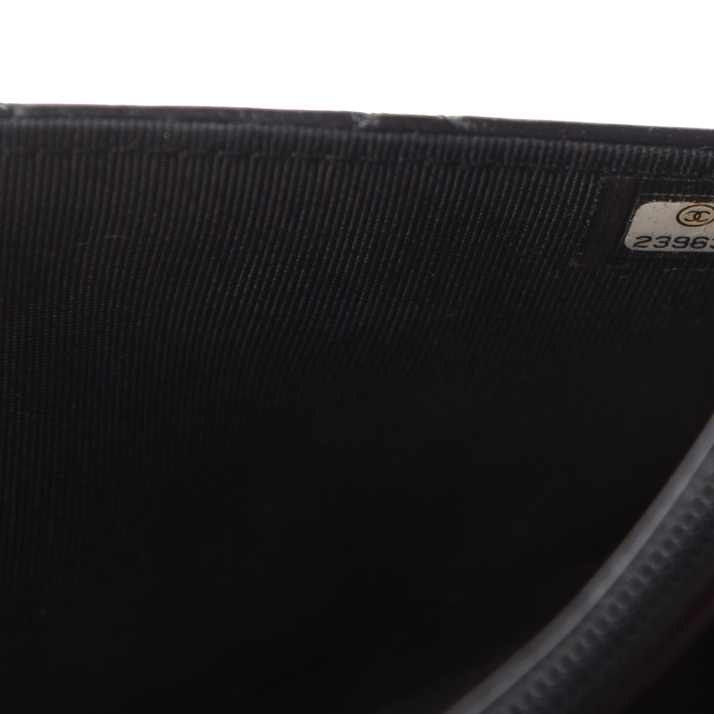 Aged Calfskin Quilted Lucky Charms 2.55 Reissue Wallet On Chain WOC Black