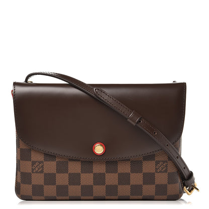 Louis Vuitton Damier Ebene Twice Cherry 1 of 8