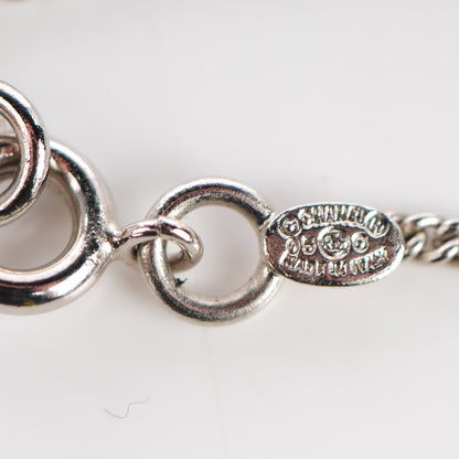 Chanel Cambon Pendant Necklace Silver 5 of 5