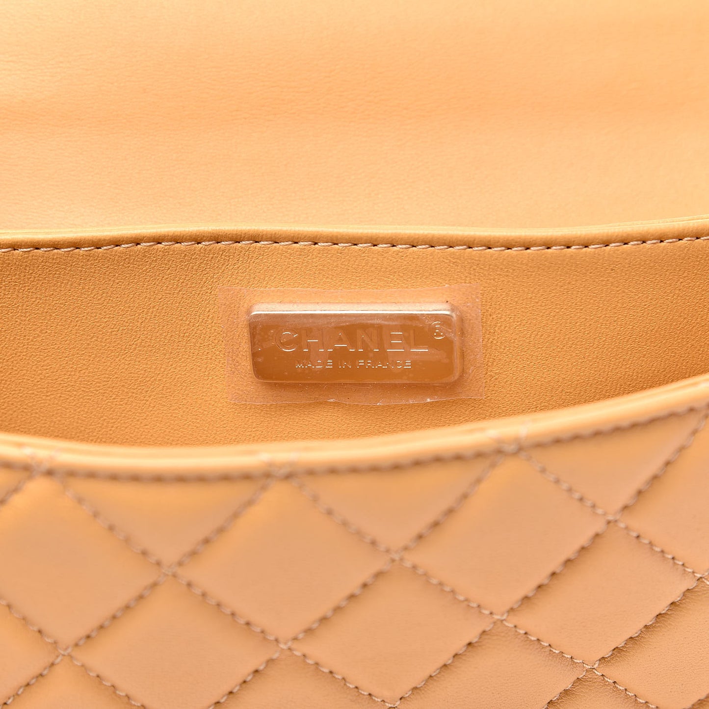 Orylag Rabbit Fur Calfskin Top Handle Boy Flap Yellow
