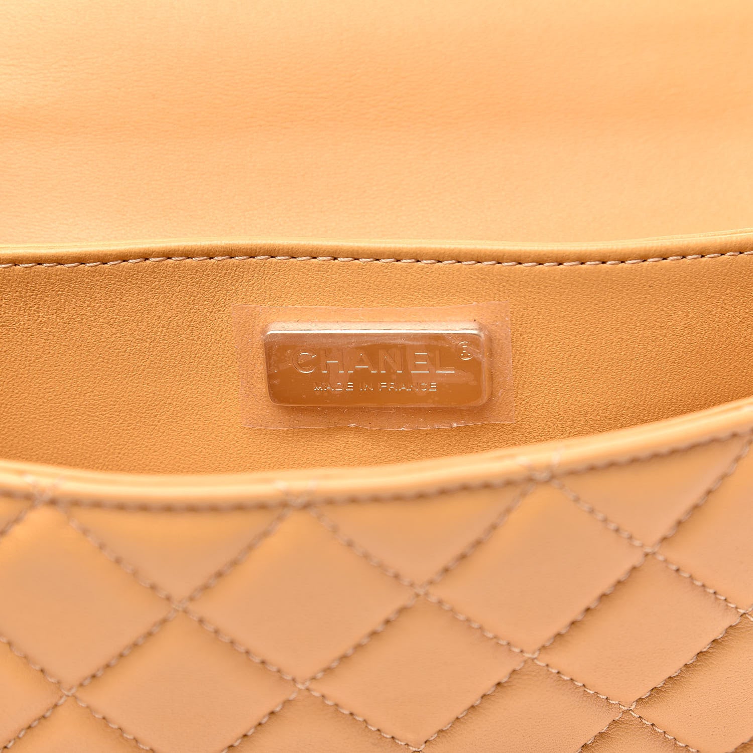Chanel Orylag Rabbit Fur Calfskin Top Handle Boy Flap Yellow 6 of 10