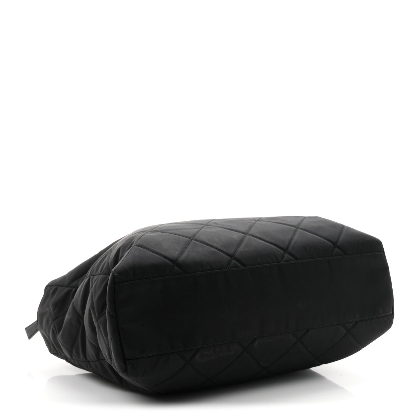 Re-Nylon Stitched Re-Edition 1995 Chaine Medium Tote Bag Black
