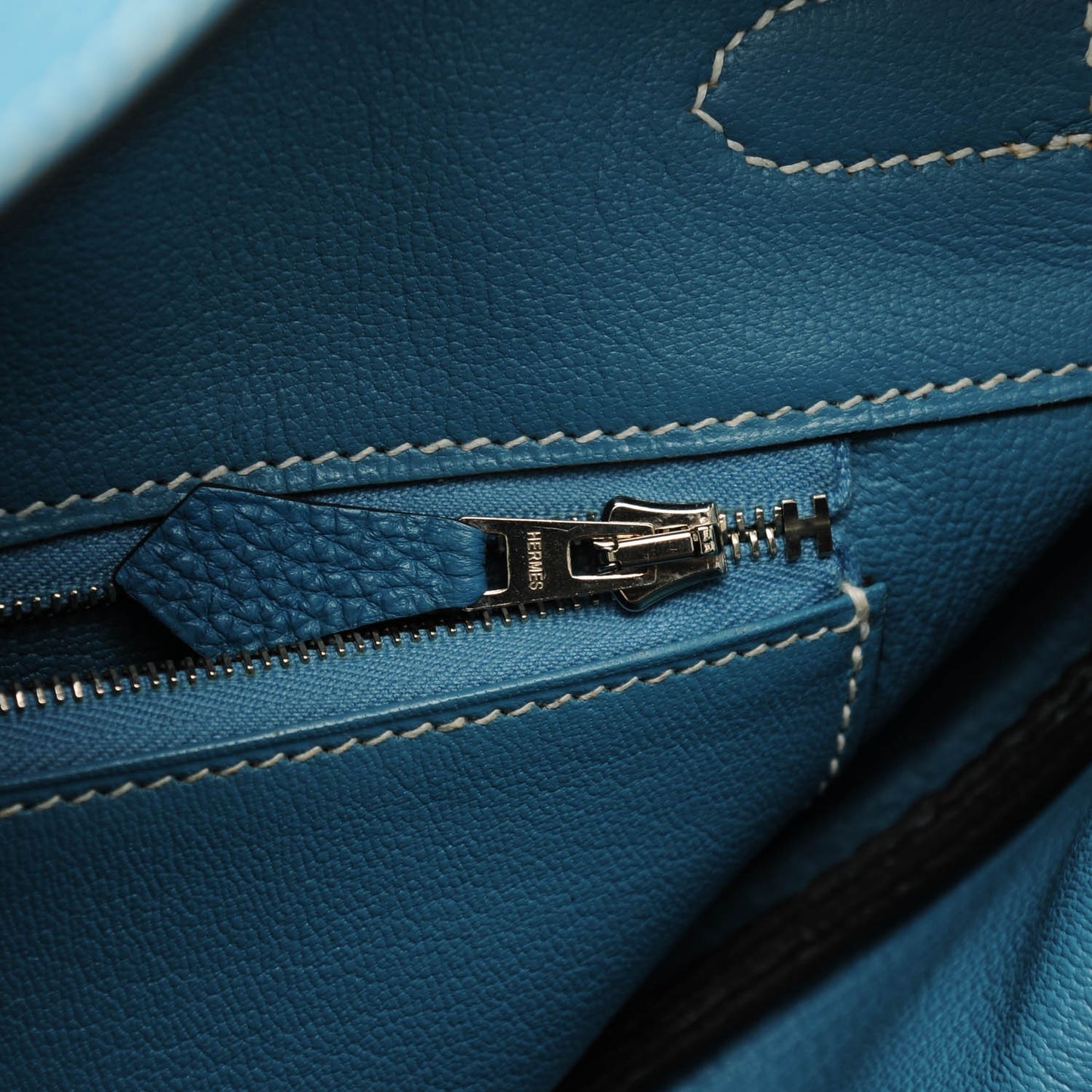 Togo Birkin 35 Blue Jean