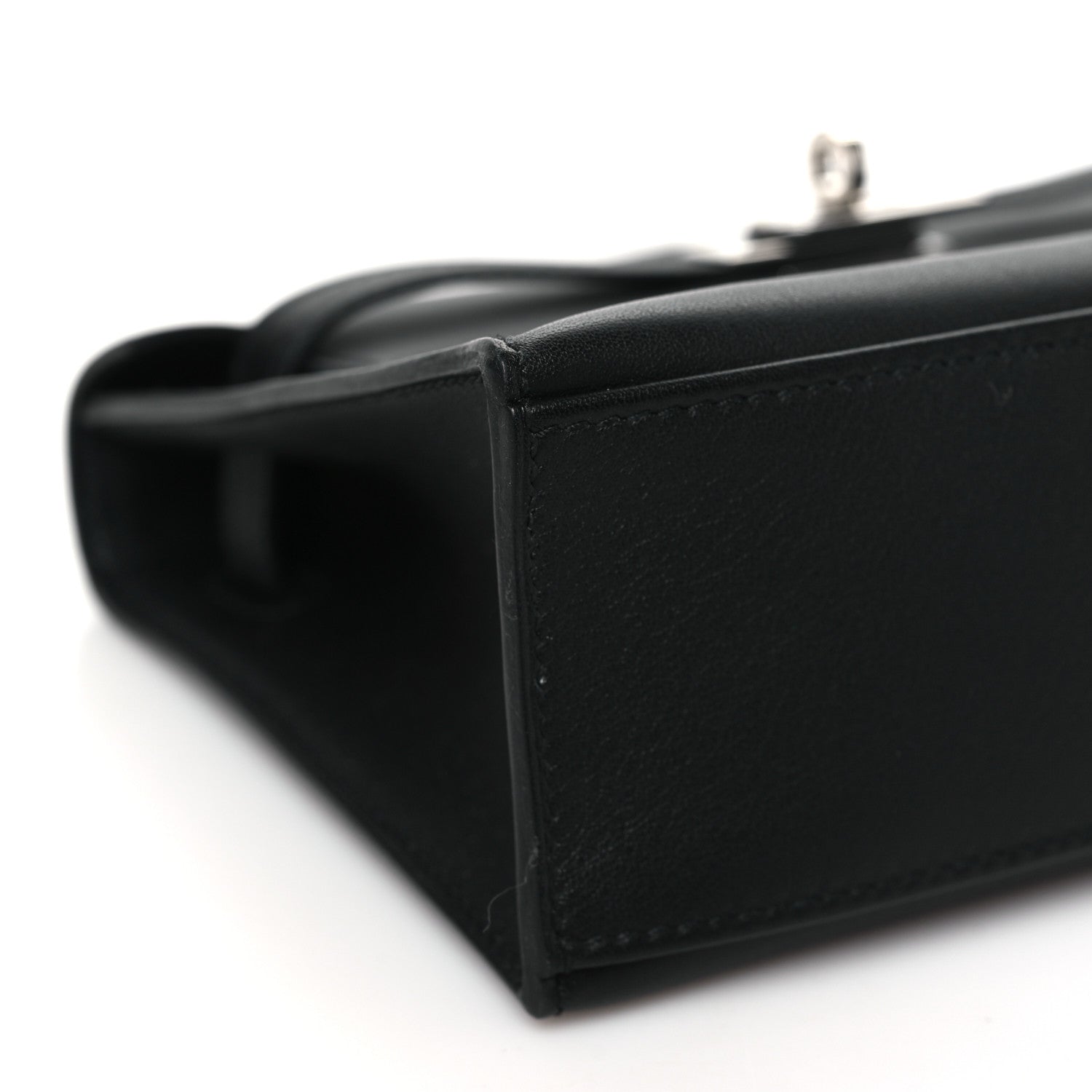Hermes Swift Kelly Pochette Clutch Black 9 of 11