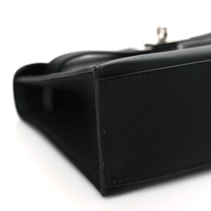 Hermes Swift Kelly Pochette Clutch Black 9 of 11