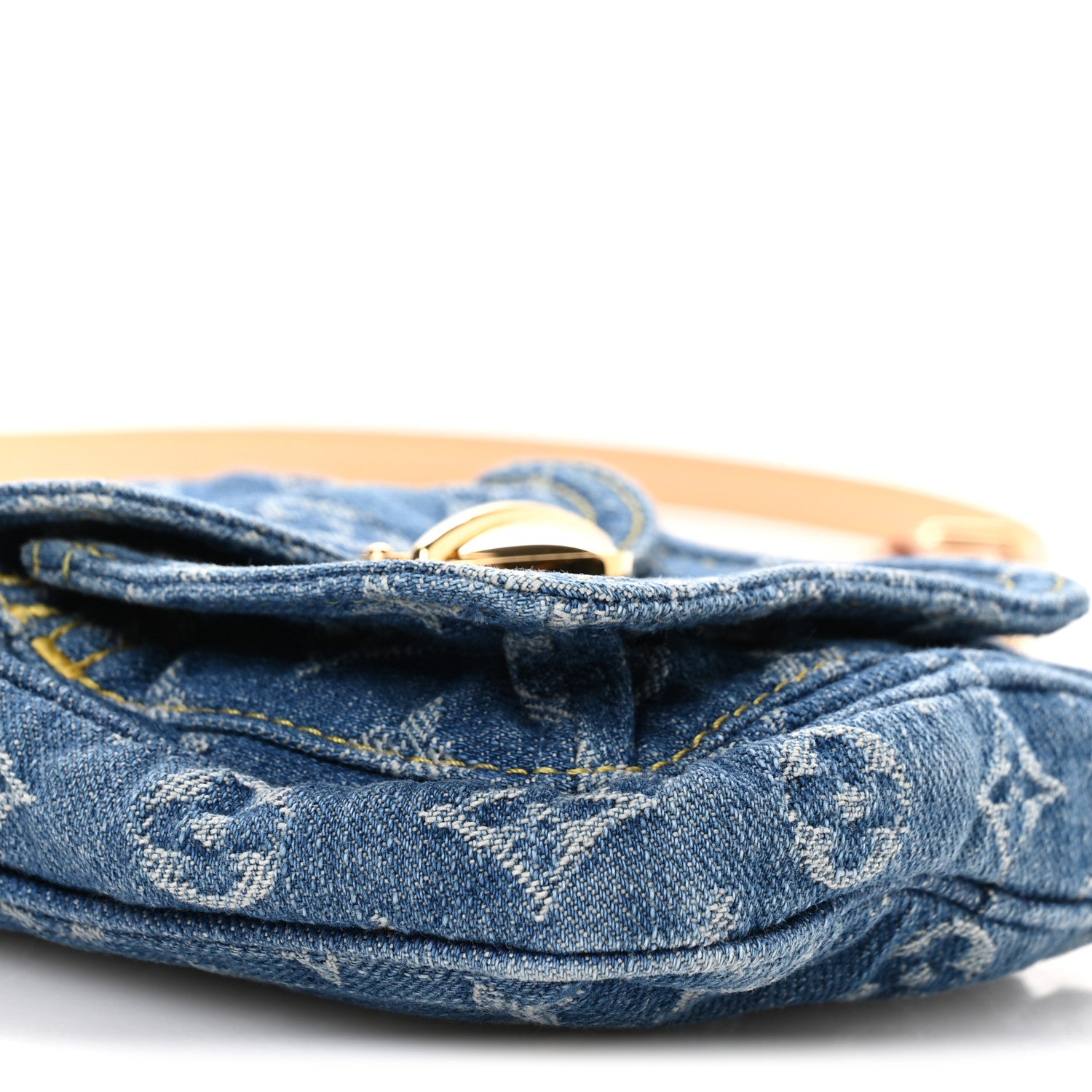 Louis Vuitton Denim Fairfax Pochette Blue 8 of 9