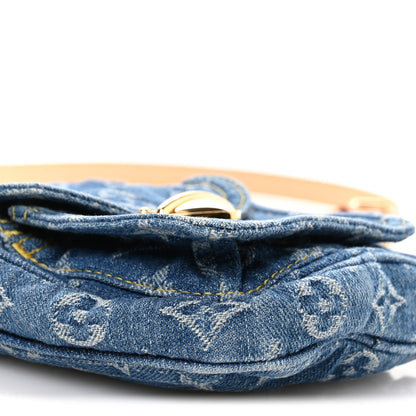 Louis Vuitton Denim Fairfax Pochette Blue 8 of 9