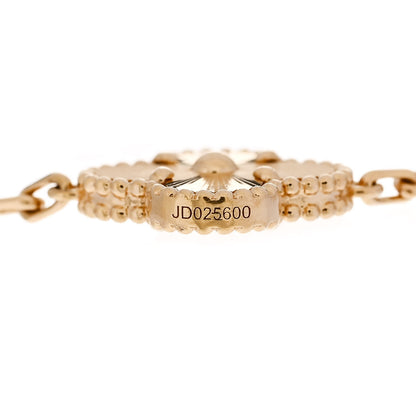 Van Cleef & Arpels 18K Yellow Gold 5 Motifs Guilloche Vintage Alhambra Bracelet 4 of 5