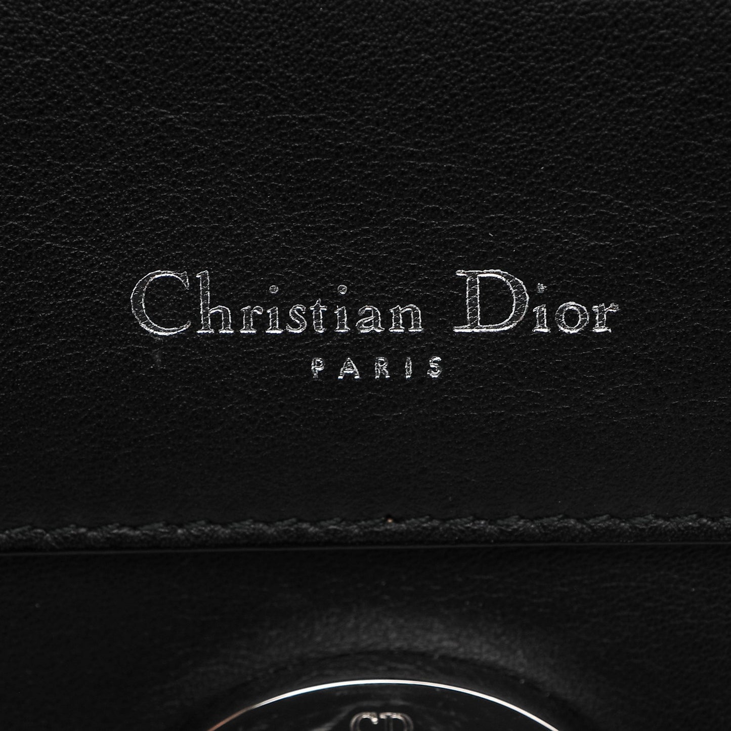 Smooth Calfskin Small Bi-Color Be Dior Flap Black Pink