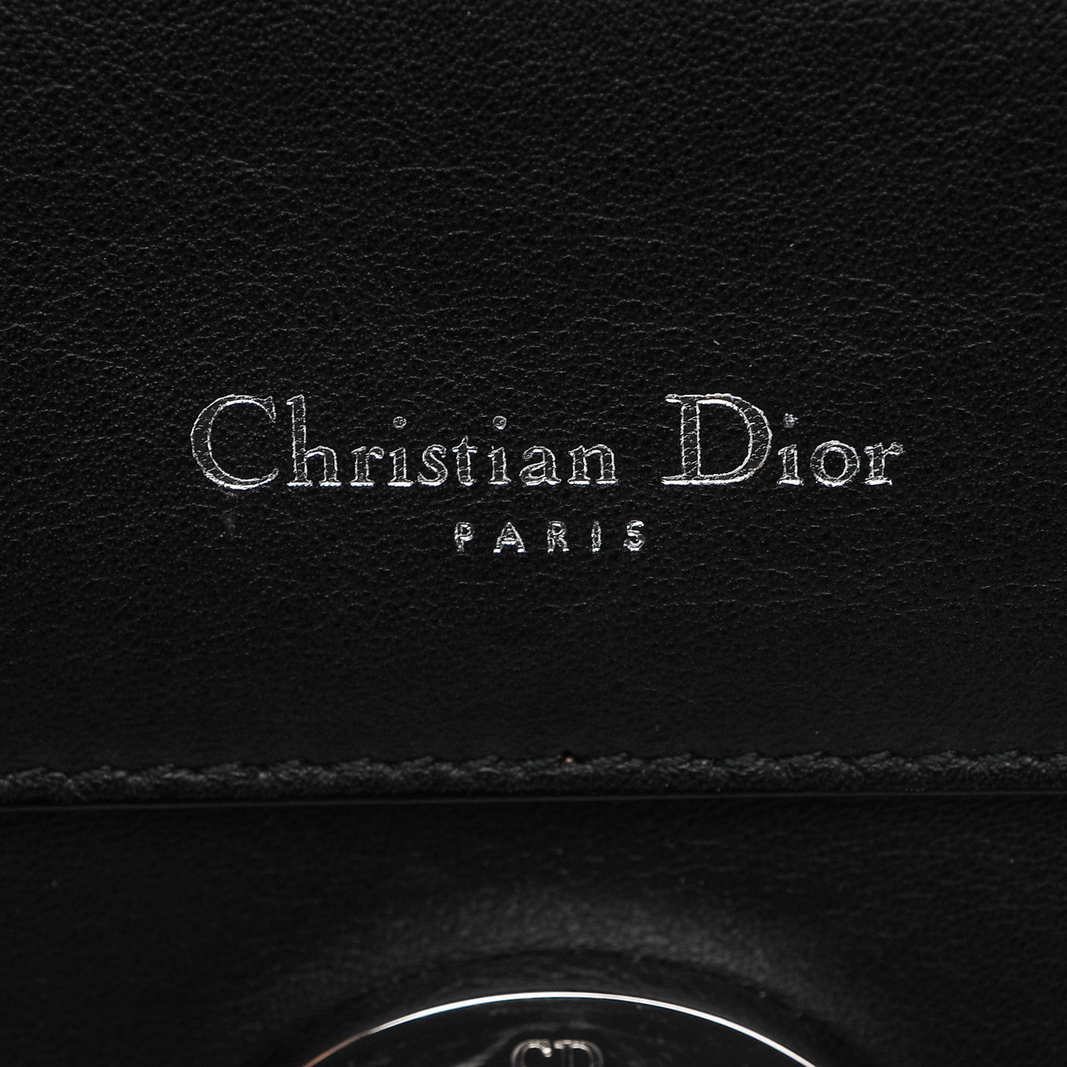 Christian Dior Smooth Calfskin Small Bi-Color Be Dior Flap Black Pink 6 of 7