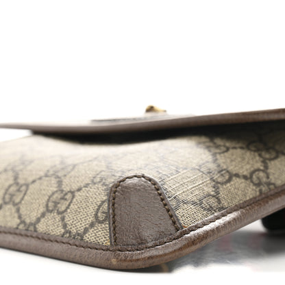 Gucci GG Supreme Monogram Neo Vintage Web Belt Bag Brown 10 of 10
