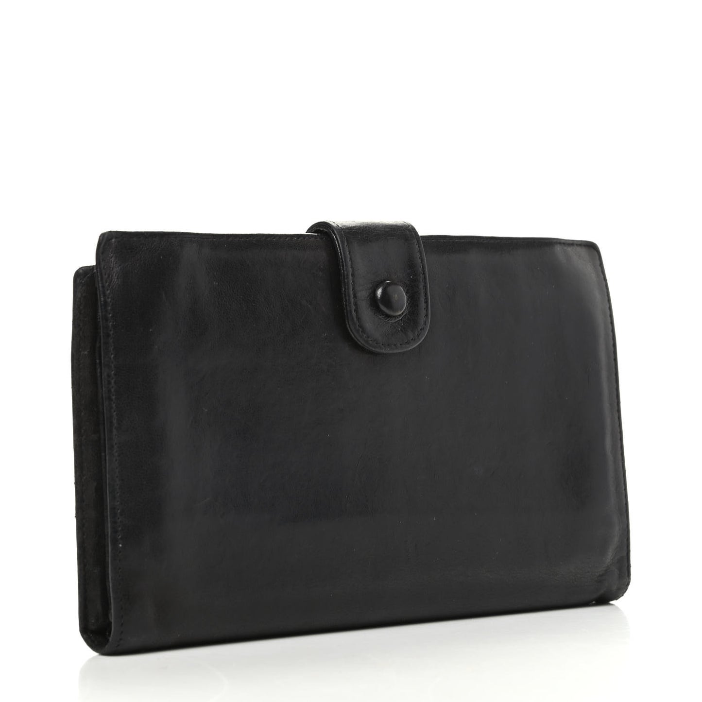 Lambskin Timeless CC French Wallet Black