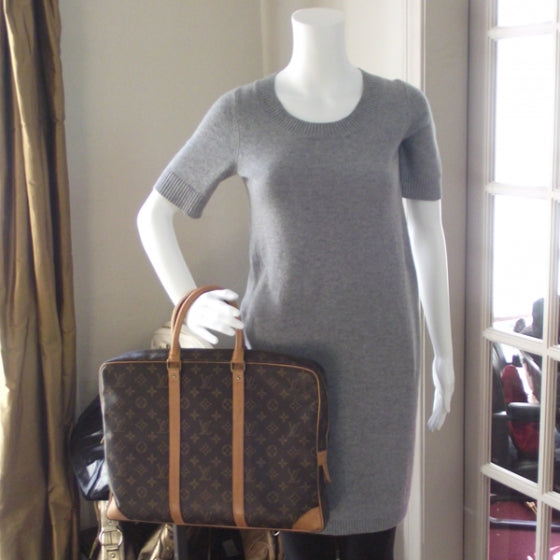Louis Vuitton Monogram Porte-Documents Voyage Briefcase 2 of 9