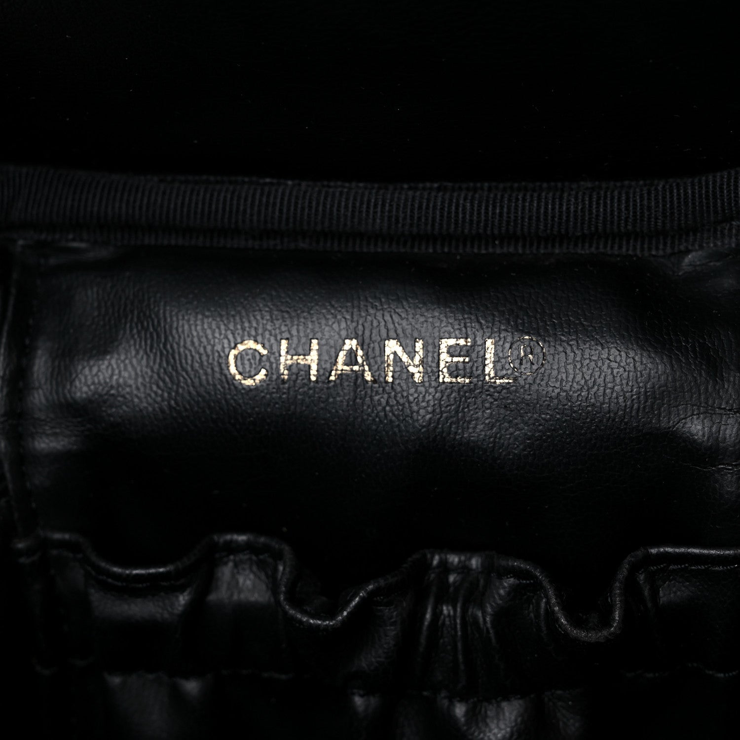 Chanel Caviar Vanity Cosmetic Case Black 6 of 13