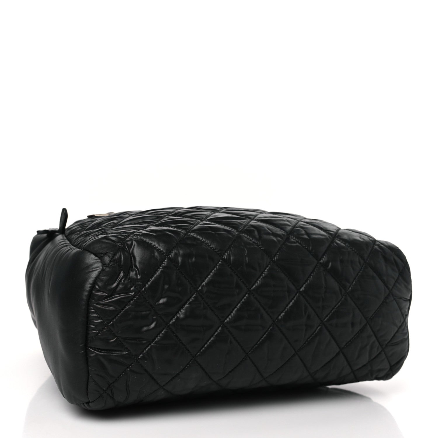 Chanel Nylon Quilted Coco Cocoon Backpack Black 4 of 9
