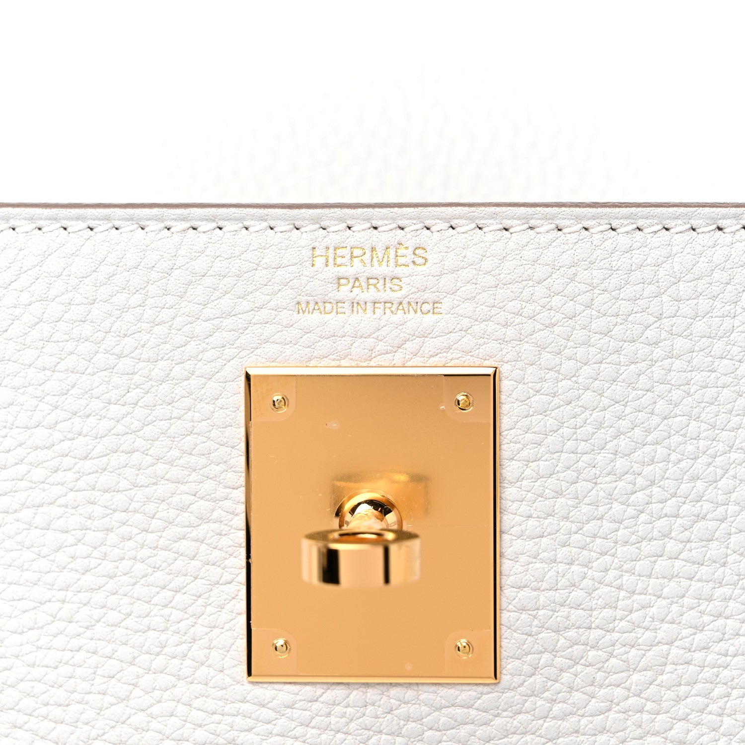Hermes Togo Kelly Retourne 28 Gris Pale 6 of 10