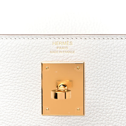 Hermes Togo Kelly Retourne 28 Gris Pale 6 of 10