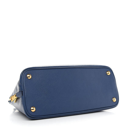 Prada Saffiano Lux Medium Promenade Tote Bluette 4 of 8