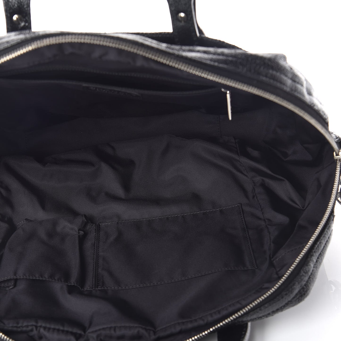 Coated Canvas Paris Biarritz Satchel Black