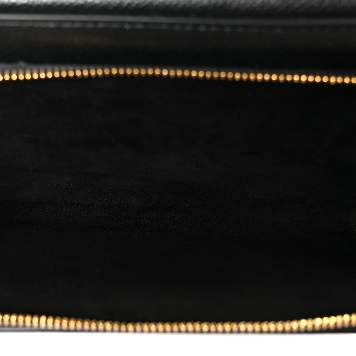 Christian Dior Grained Calfskin Caro Double Pouch Black 5 of 10