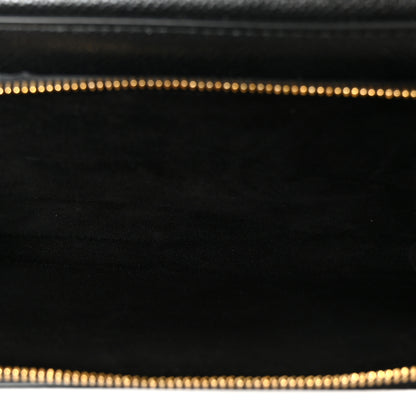 Christian Dior Grained Calfskin Caro Double Pouch Black 5 of 10