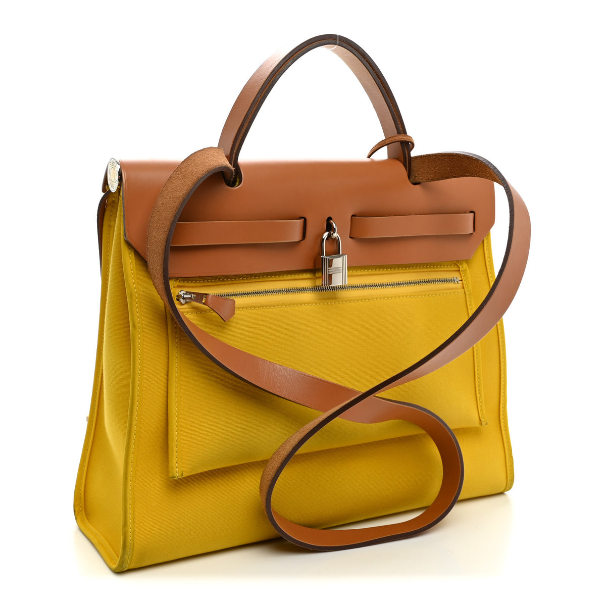 Vache Hunter Toile Officier Herbag Zip PM 31 PM Natural Jaune De Naples