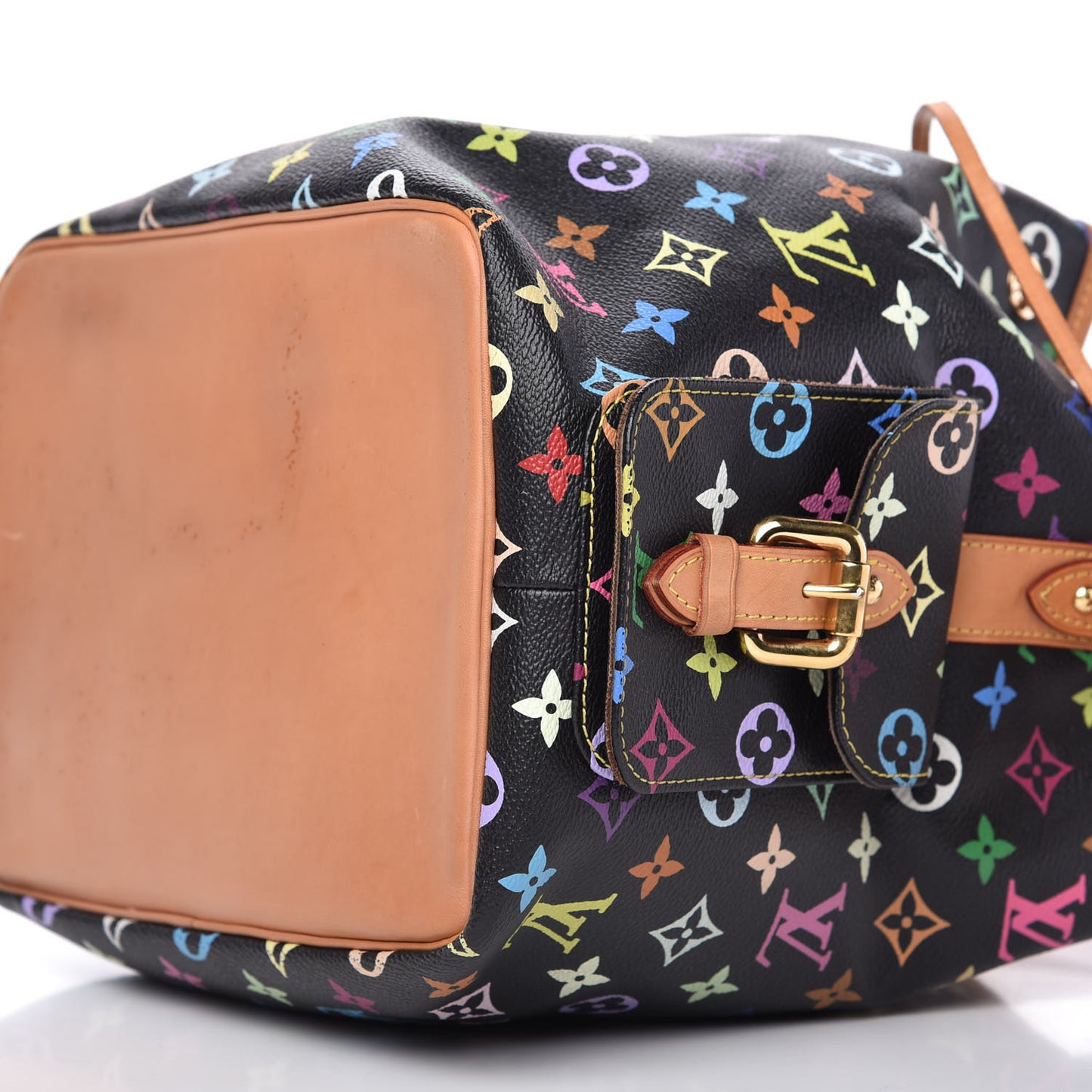 Monogram Multicolor Petit Noe Black