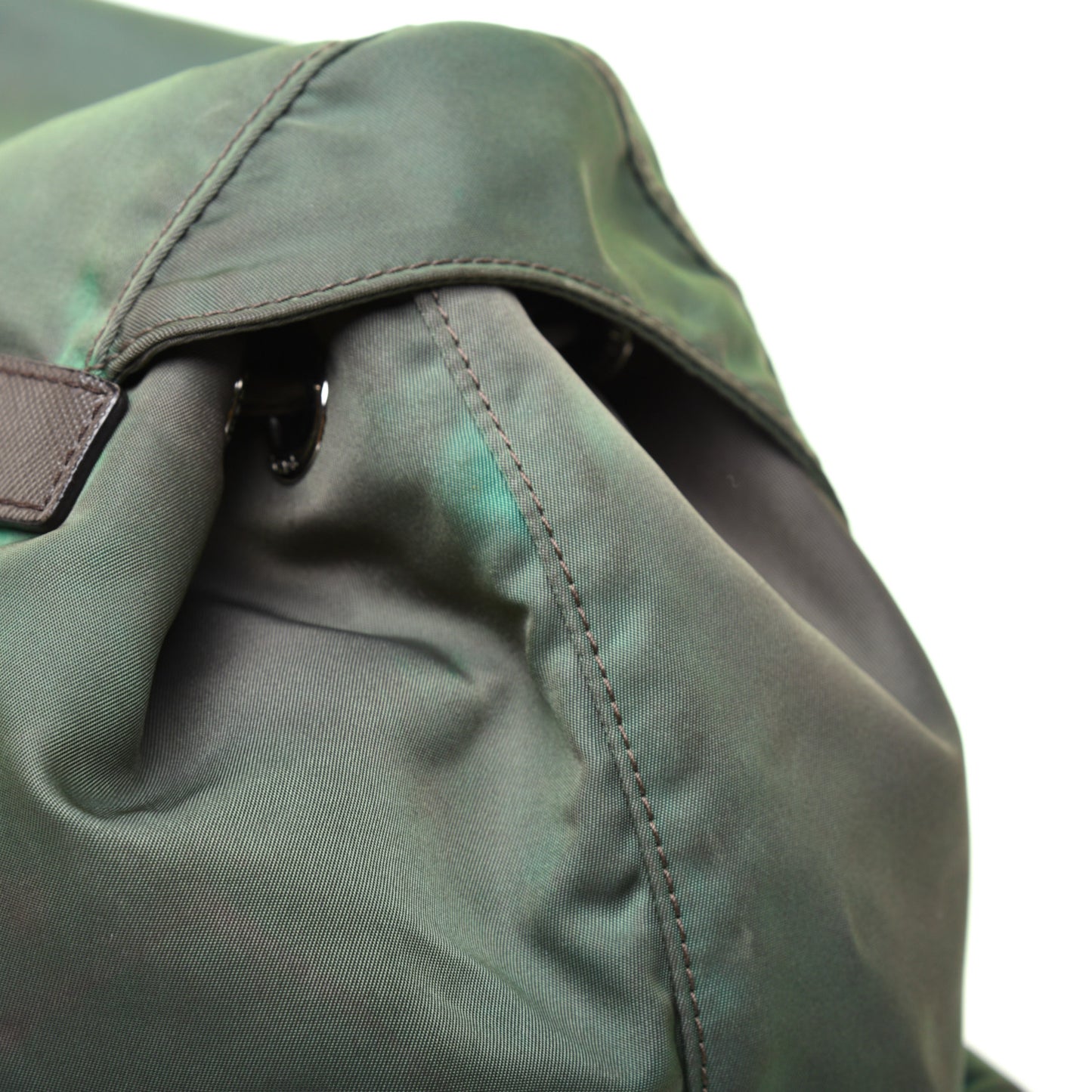 Tessuto Nylon Medium Backpack Fumo