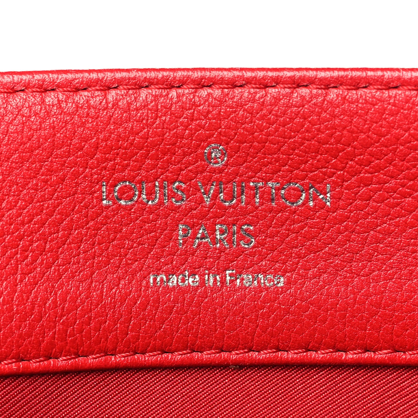 Soft Calfskin Lockme II Top Handle Rubis