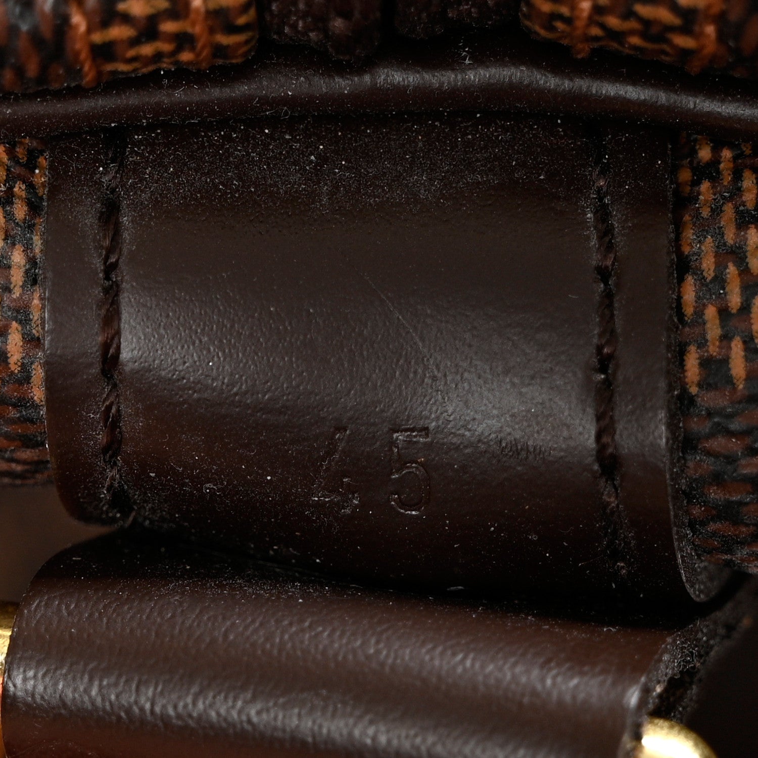 Louis Vuitton Damier Ebene Keepall Bandouliere 45 9 of 11