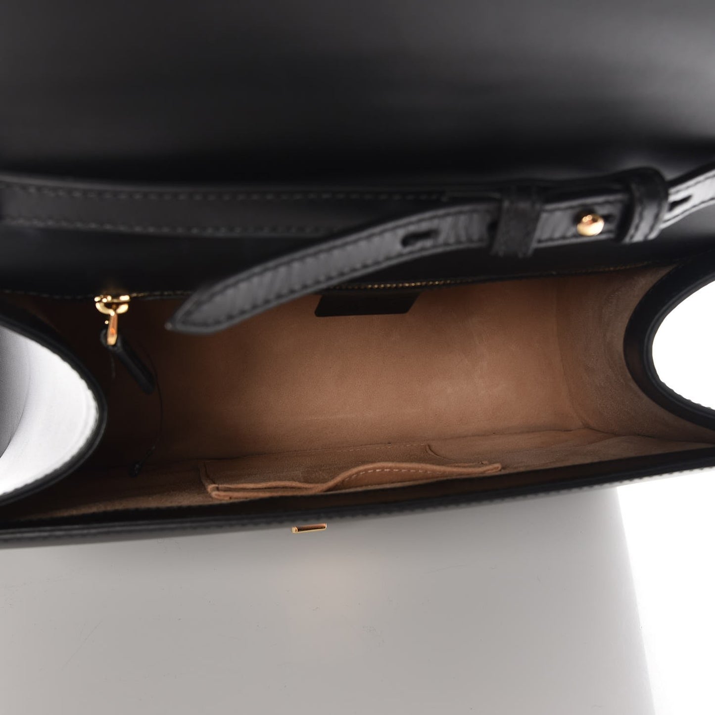 Calfskin Medium Sylvie Top Handle Bag Black