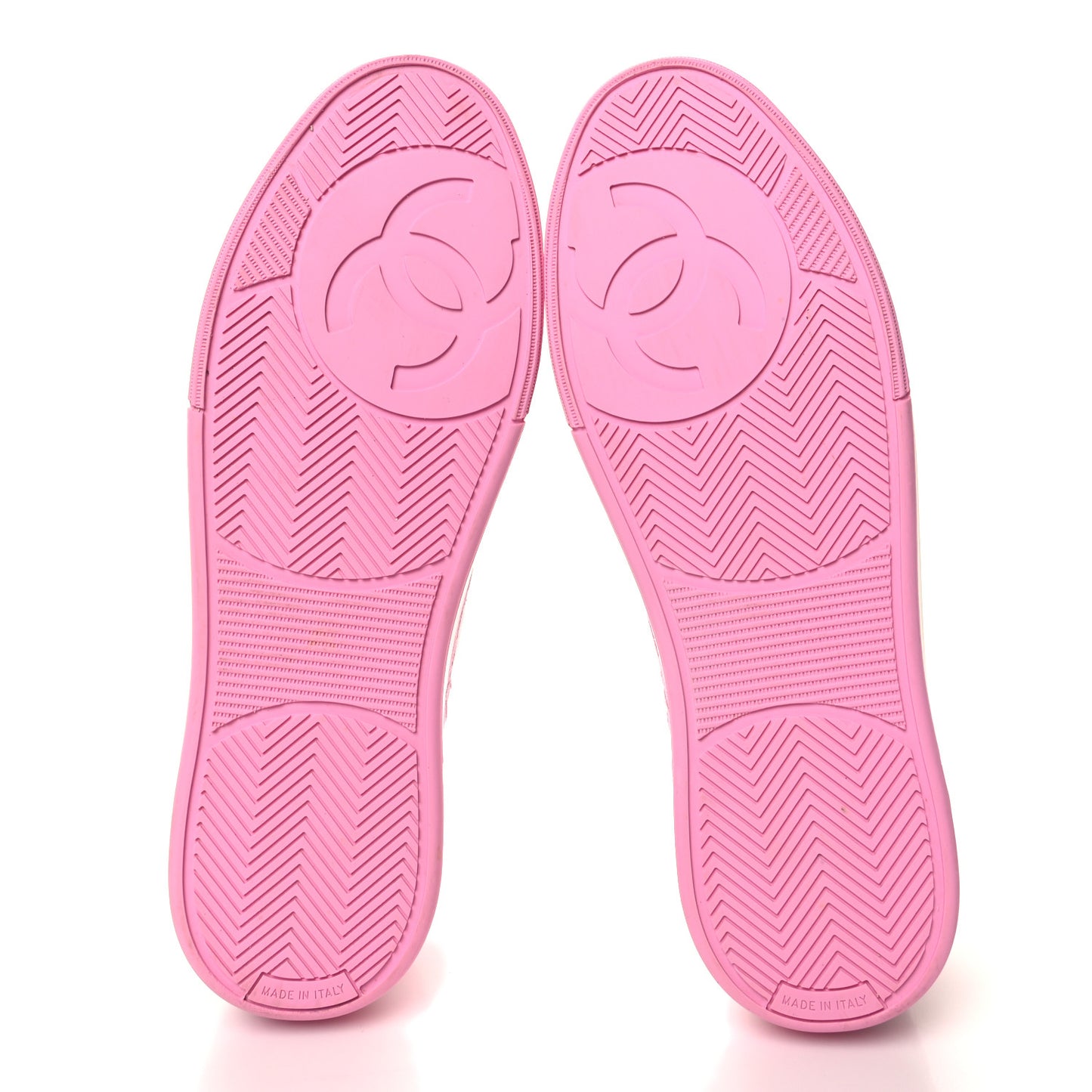 Cotton Sneakers 41 Pink White
