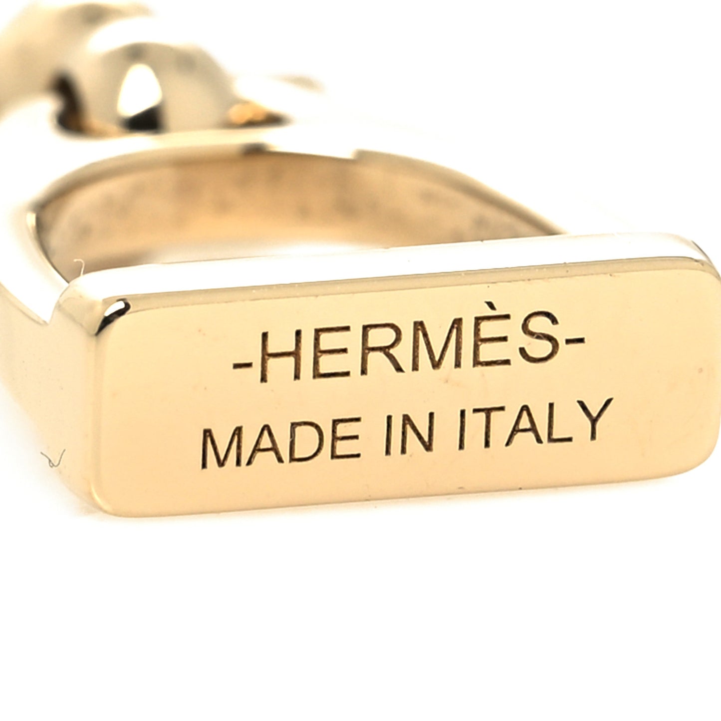 Permabrass Etrier Charm Scarf Ring